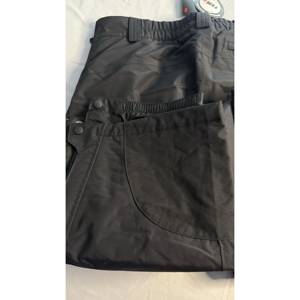 LL BEAN Women's Snow Pants Size Large NWT Black Inseam 30 Waist 18 Laying Flat - Picture 7 of 10